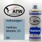 Preview: Volkswagen, Hellblau Metallic 2C, S4: 400ml Sprühdose, von ATW Autoteile West.